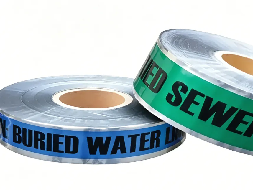 underground warning tape detectable