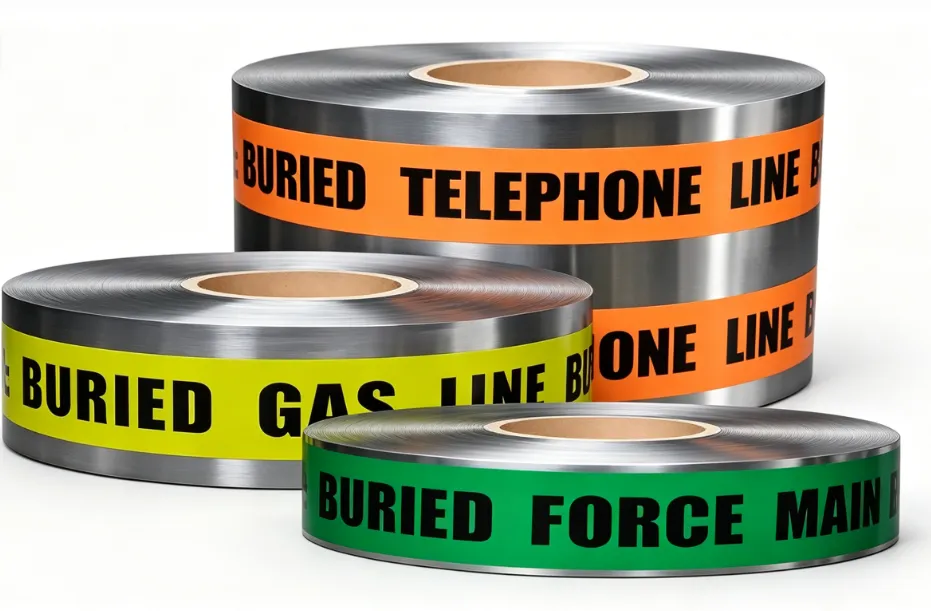warning tape for underground pipe